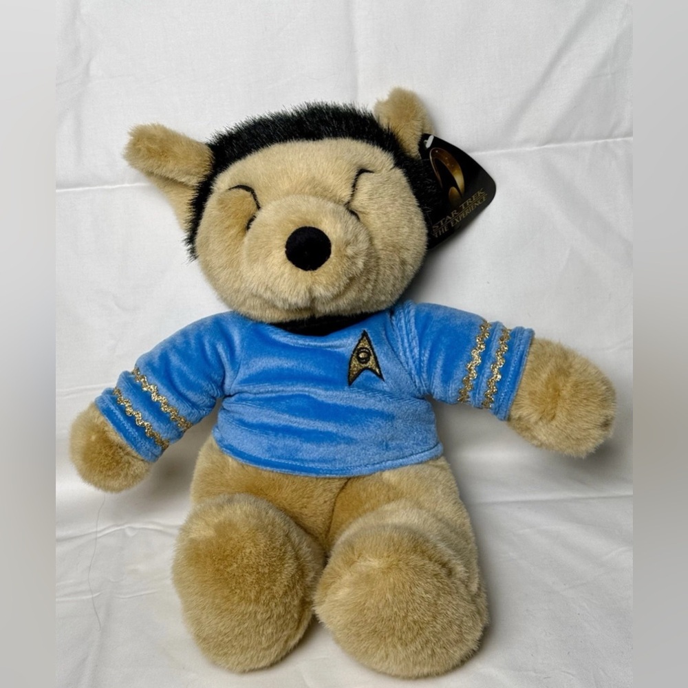 Rare Spock STAR TREK The Experience Las Vegas Plush Bear 1998 Paramount W/ Tags